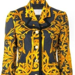 Versace Ladies Baroque Crop Blazer Sz 20/40 US 2